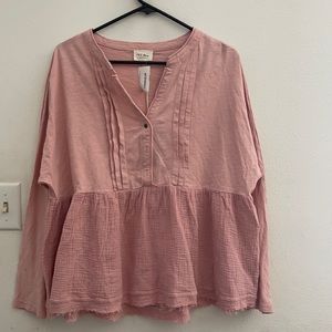New with tags babydoll top size medium